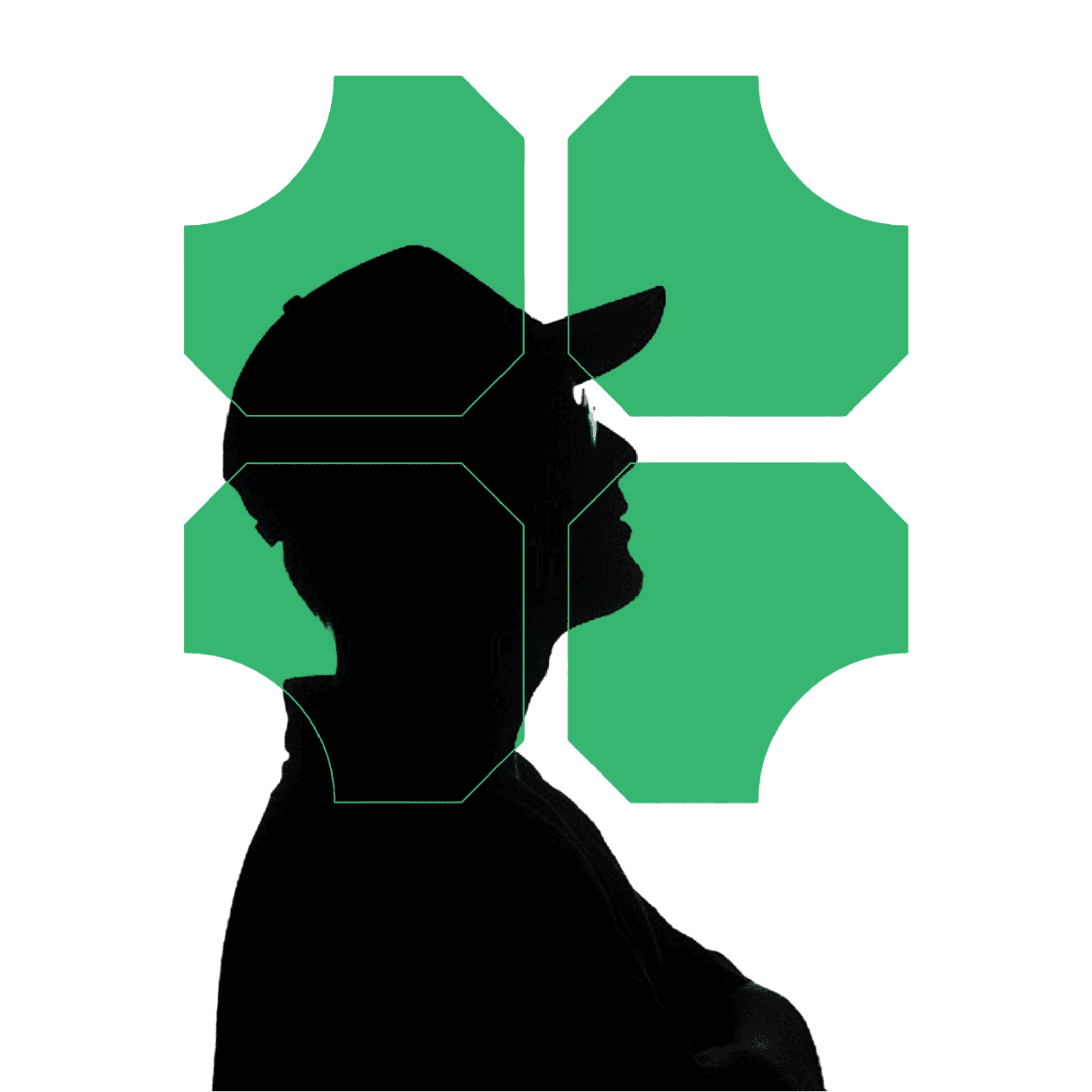 Stylized founder illustration — reviewing research before committing